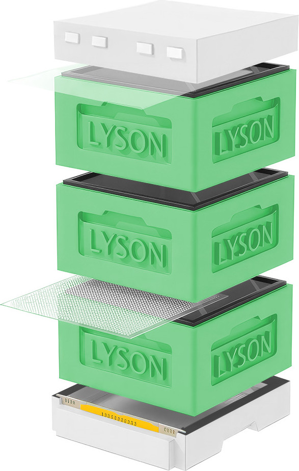 Улей Lyson Рута На 12 Рамок / KR123GW (зеленый/неокрашенный)