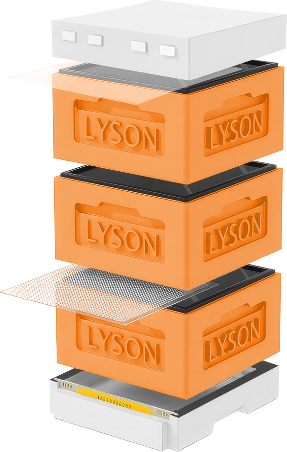 Улей Lyson Рута На 12 Рамок / KR123ORW (оранжевый/неокрашенный)