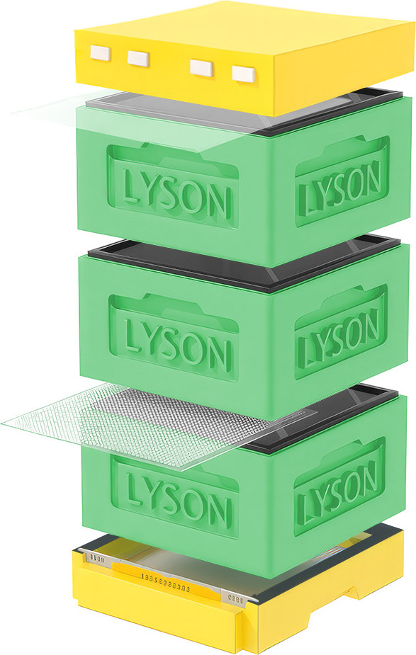 Улей Lyson Рута На 12 Рамок / KR123GY (зеленый/желтый)