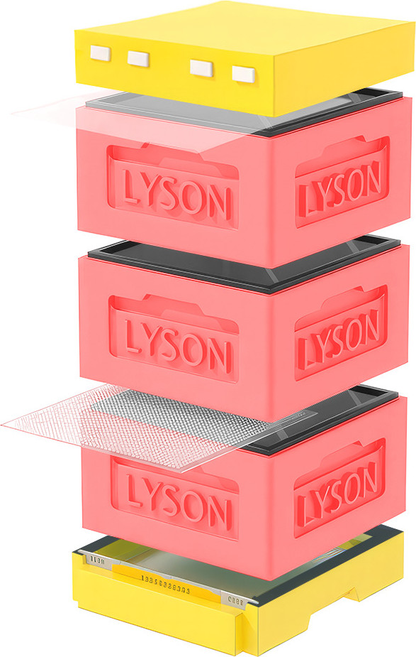 Улей Lyson Рута На 12 Рамок / KR123RDY (красный/желтый)