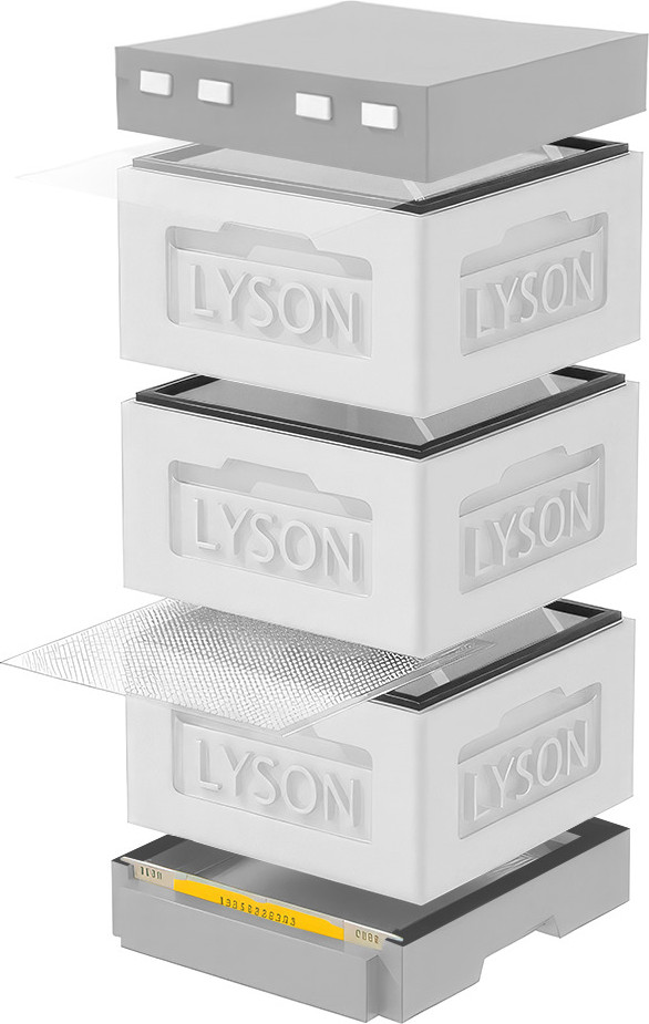 Улей Lyson Рута На 12 Рамок / KR123WG (неокрашенный/серый)
