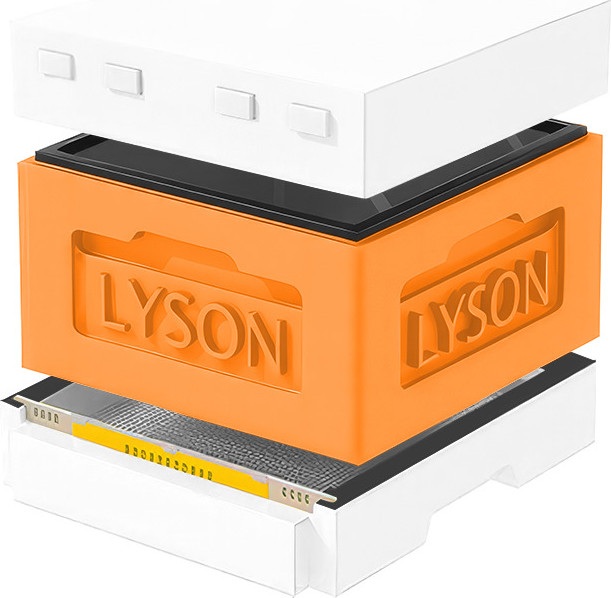 Улей Lyson ППС 12 Рамок / KR121ORW (оранжевый/неокрашенный)