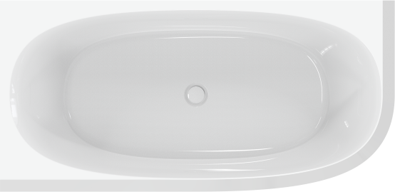 Ванна акриловая Cezares CZR-LUX-CORNER-165-80-58-L