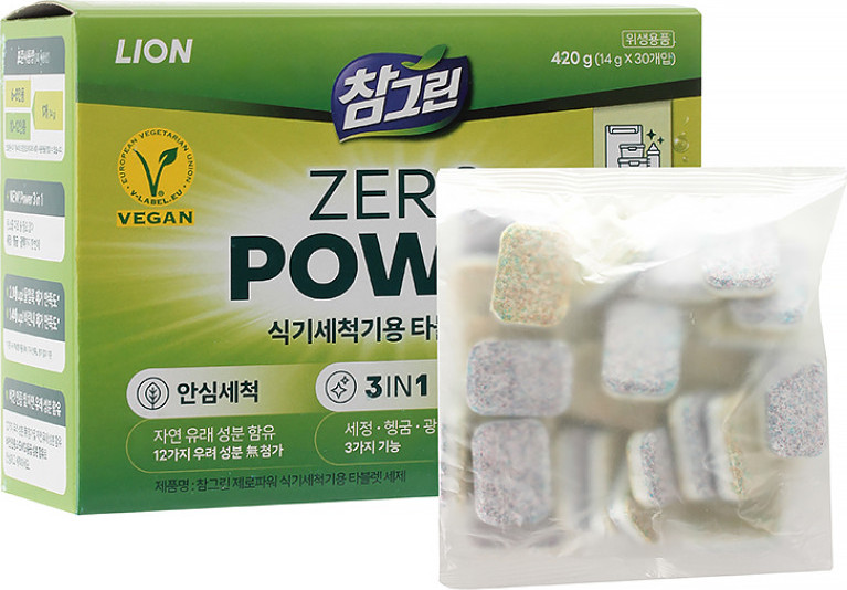 Таблетки для посудомоечных машин Lion Chamgreen Dishwasher Detergent Tablet (30x14г) — фото 3