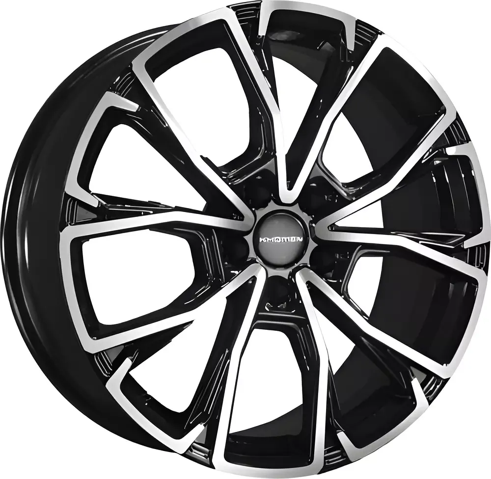 Литой диск Khomen KHW1907 Voyah Free 19x7.5" 5x120мм DIA 66.1мм ET 30мм (Black FP)