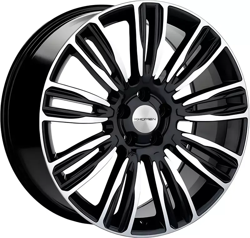 Литой диск Khomen KHW2004 Velar 20x8.5" 5x108мм DIA 63.4мм ET 45мм (Black FP)