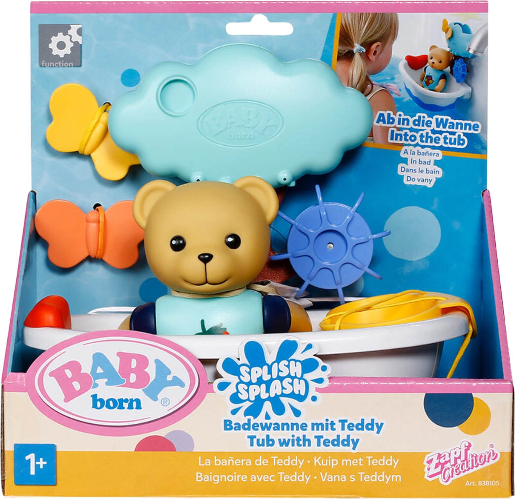 Набор игрушек для ванной Baby Born С мишкой Тедди / 68492