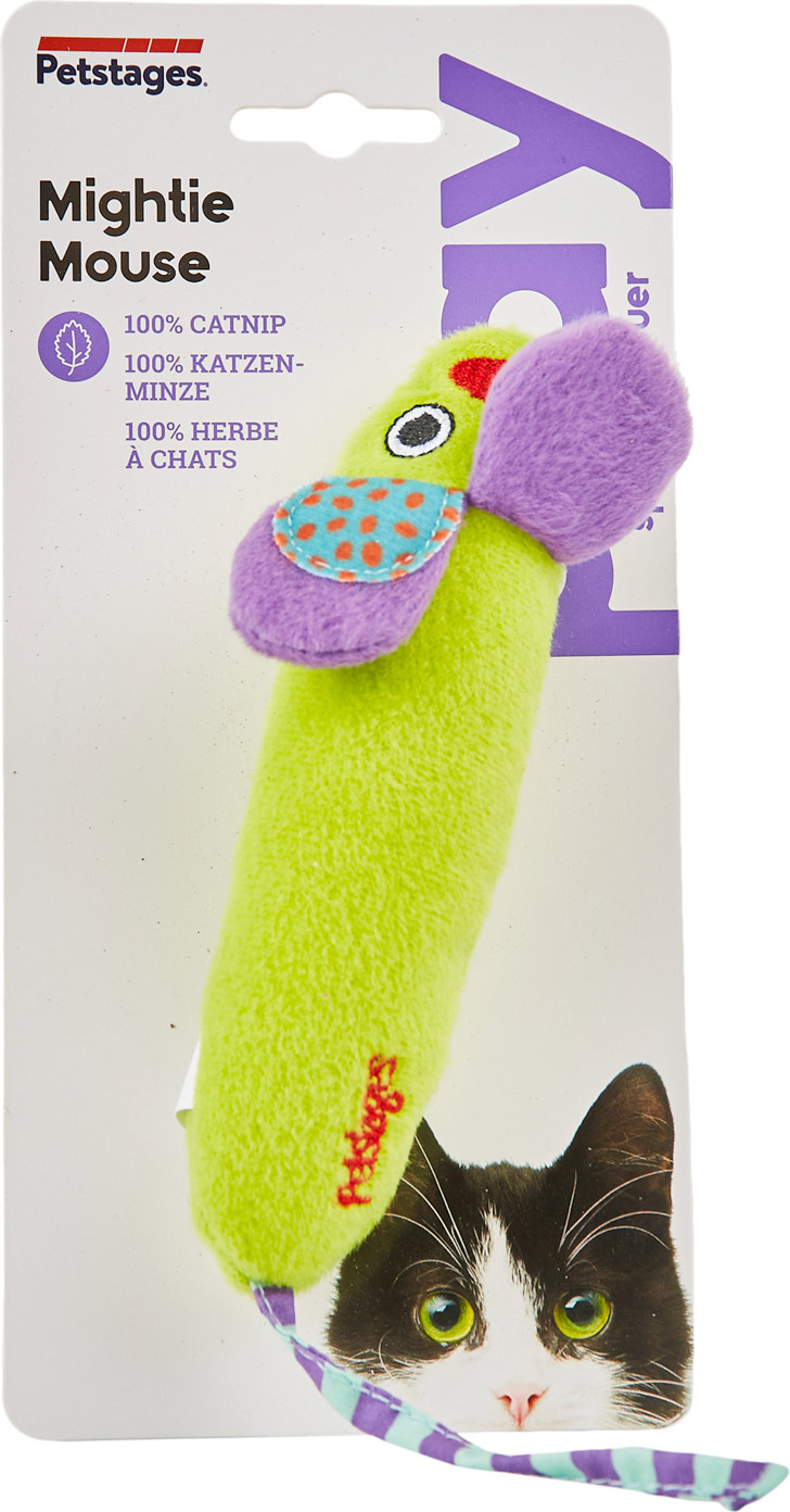 Игрушка для кошек Catstages Мышка плюш c кошачьей мятой / CAT003847 — фото 5