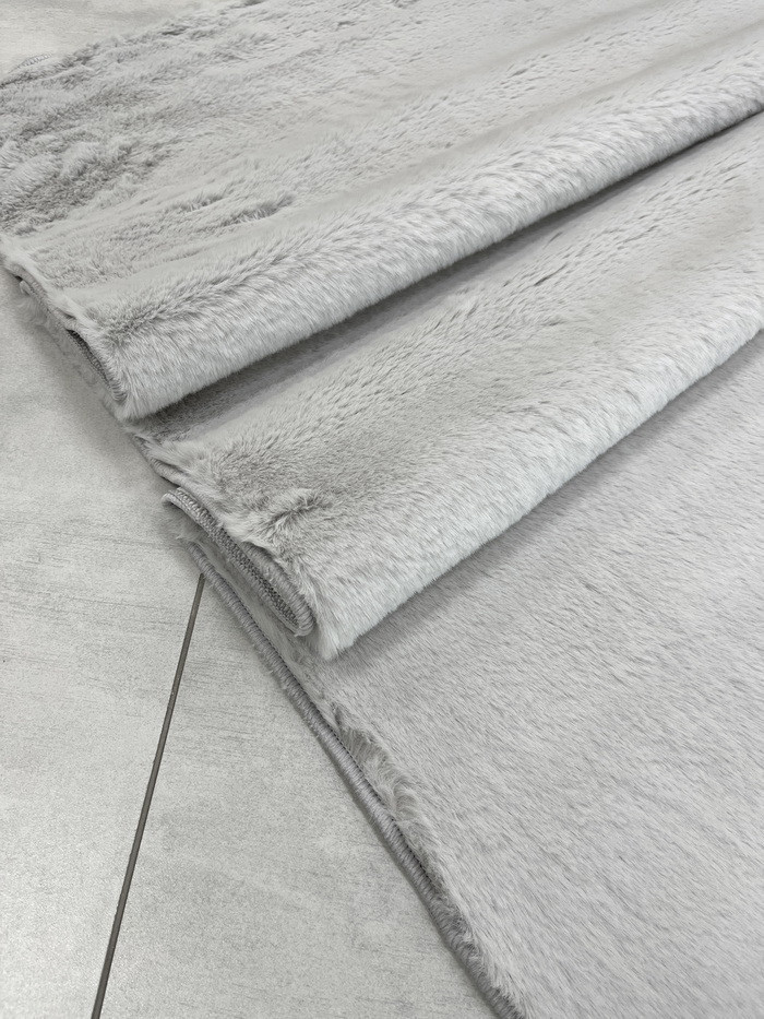 Набор ковриков для ванной и туалета Gokyildiz Fluffy 60x100+50x60 (Grey) — фото 5