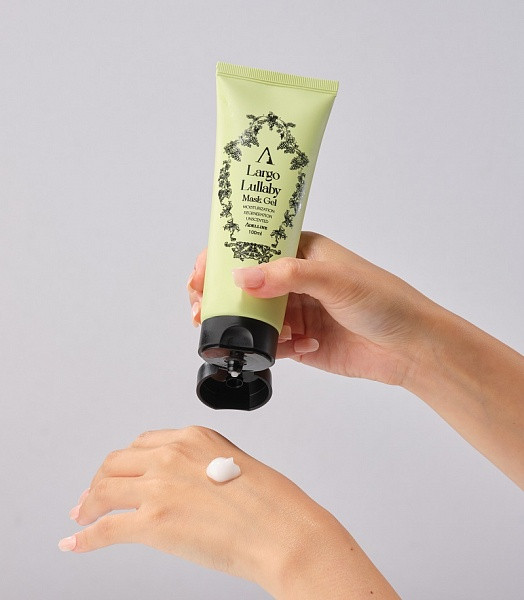Маска для лица гелевая Adelline Largo Lullaby Mask Gel ночная (100мл) — фото 4