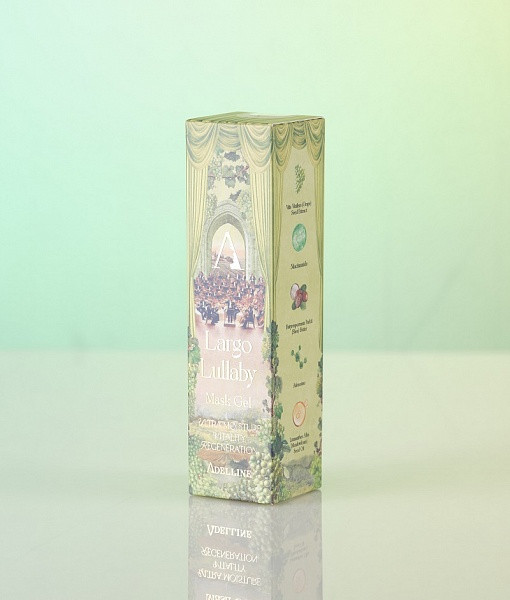 Маска для лица гелевая Adelline Largo Lullaby Mask Gel ночная (100мл) — фото 5