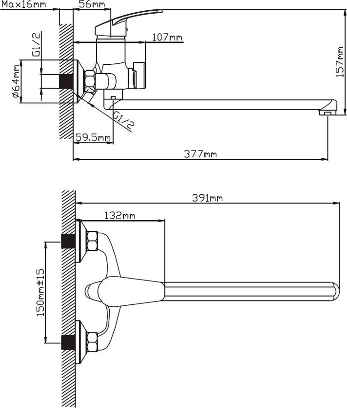 Смеситель Cronwil CP036-22M — фото 3