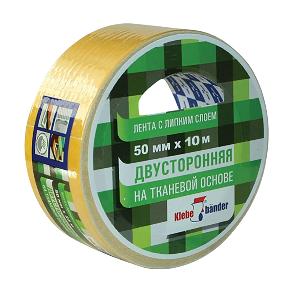 Скотч двухсторонний Klebebander 50мм 10м / KPV510T