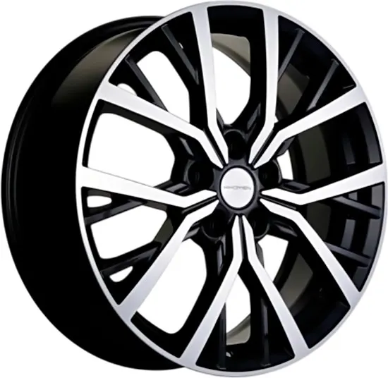 Литой диск Khomen KHW1806 Dargo/Jolion 18x7" 5x114.3мм DIA 66.5мм ET 37мм (Black FP)