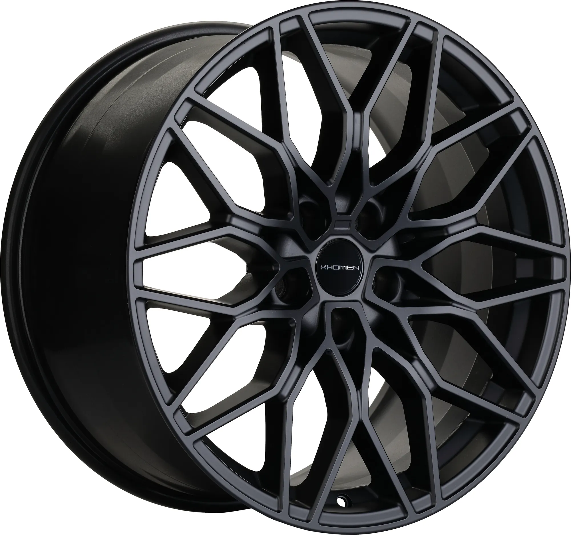Литой диск Khomen KHW1902 Audi/VW 19x8.5" 5x112мм DIA 66.6мм ET 30мм (Black)