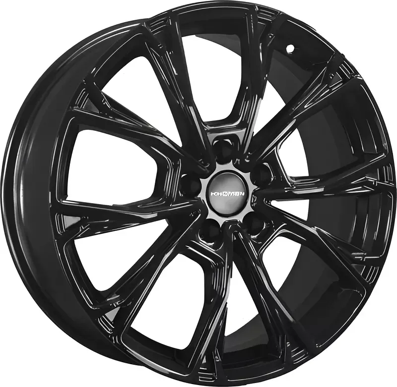 Литой диск Khomen KHW1907 Jetour X70/X90 Plus 19x7.5" 5x108мм DIA 60.1мм ET 38мм (Black)