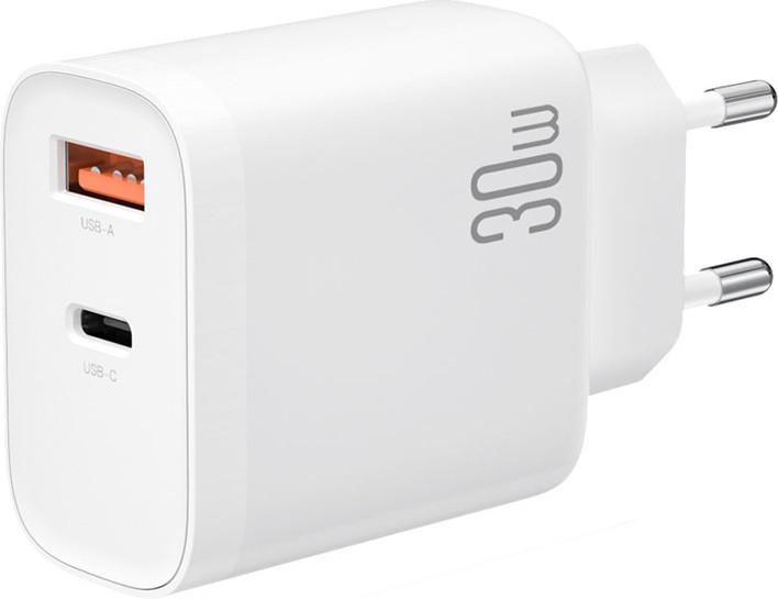 Адаптер питания сетевой XO L116 PD30WQC18W 1USB-C+1USB-A — фото 2