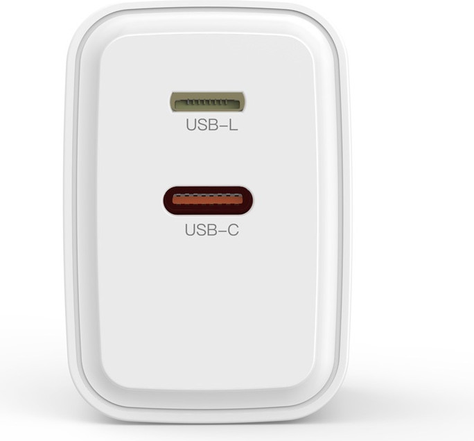 Адаптер питания сетевой XO USB-C+L 20Вт L145 — фото 2