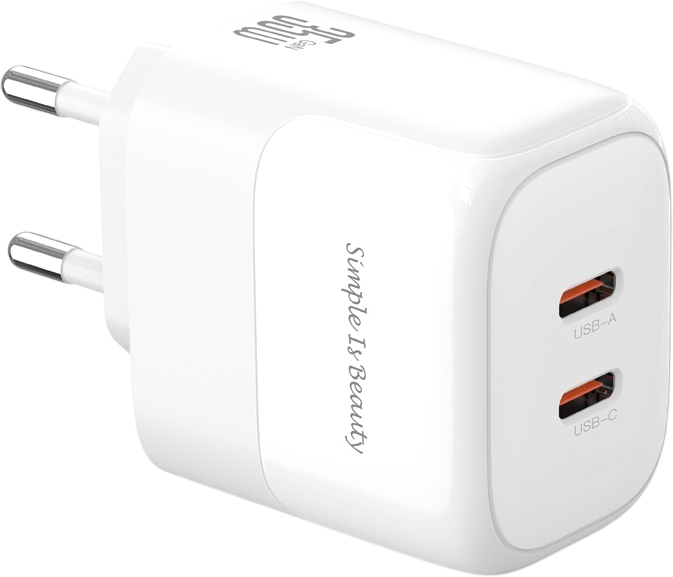Адаптер питания сетевой XO C35W 2USB-C L140
