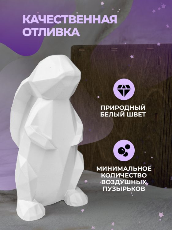 Статуэтка U.Nite Гипсовый кролик UN_rabbit — фото 6