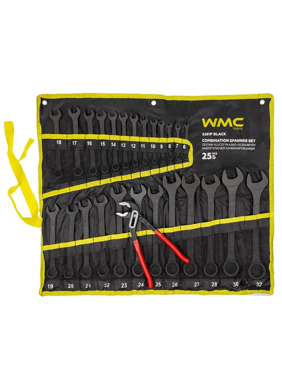 Набор ключей WMC Tools WMC-5261P+1 Black / 63603