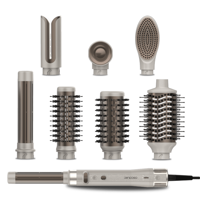 Мультистайлер Cecotec CeramicCare 8 в 1 AirGlam Gyro Champagne / 112528