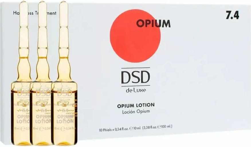Ампулы для волос DSD DeLuxe Опиум 7.4 для очищения кожи головы и волос (10x10мл)