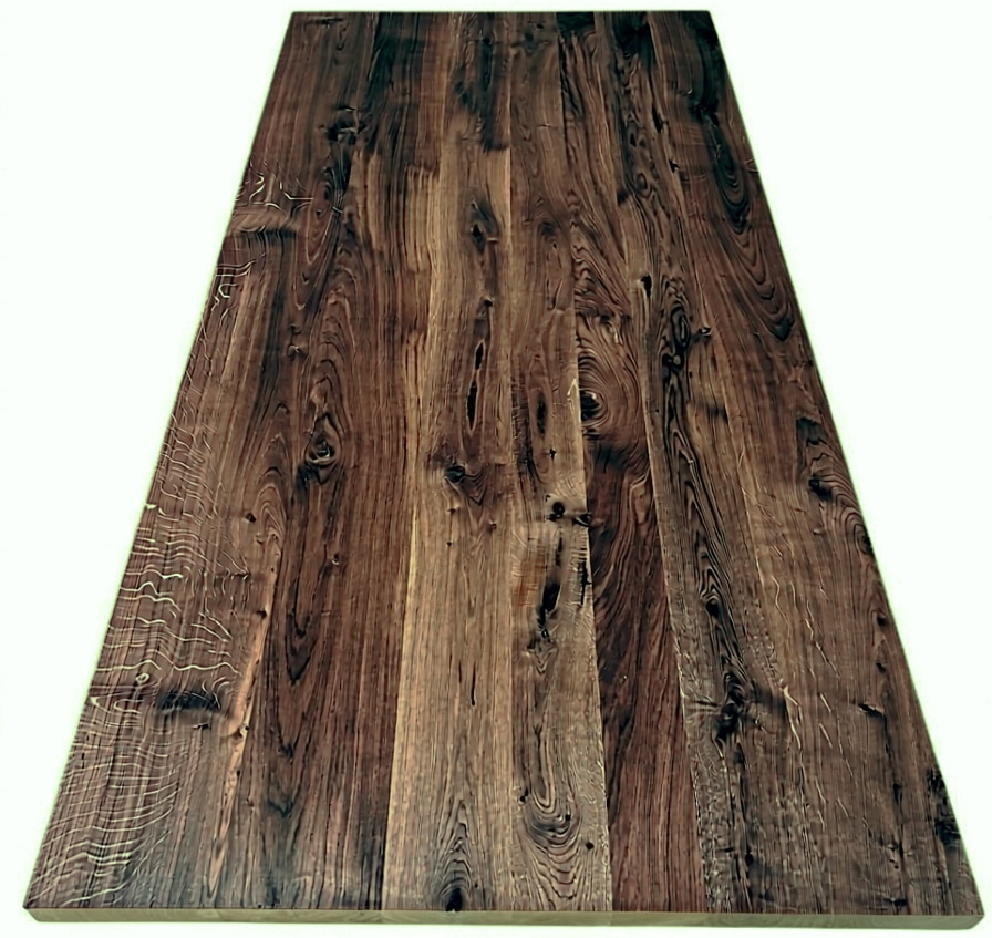 Обеденный стол Iva-Wood 130x80 Венге (край прямой, подстолье металл Х-обр.) — фото 3