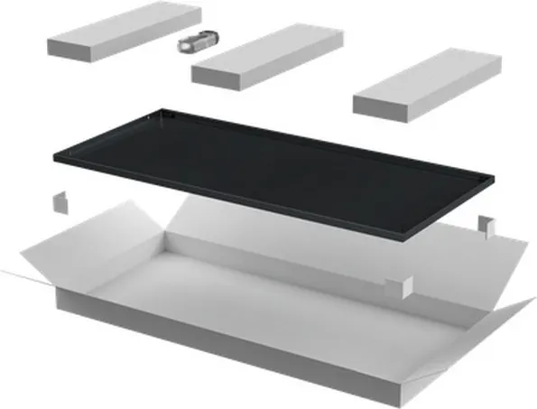 Дверь для щита ITK Linea E / LE05-24U6X-DM (черный)