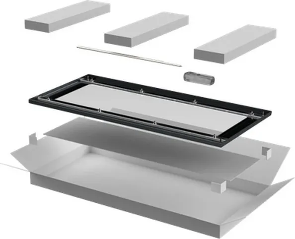 Дверь для щита ITK Linea E / LE05-18U6X-DR (черный)