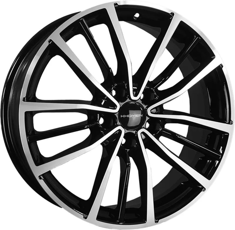 Литой диск Khomen KHW1812 Changan/Geely/Lexus 18x7" 5x114.3мм DIA 60.1мм ET 45мм (Black FP)