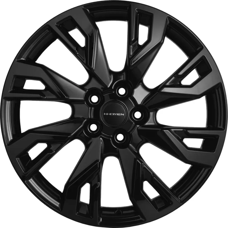 Литой диск Khomen KHW1809 Haval Dargo 18x7" 5x114.3мм DIA 66.5мм ET 40мм (Black)