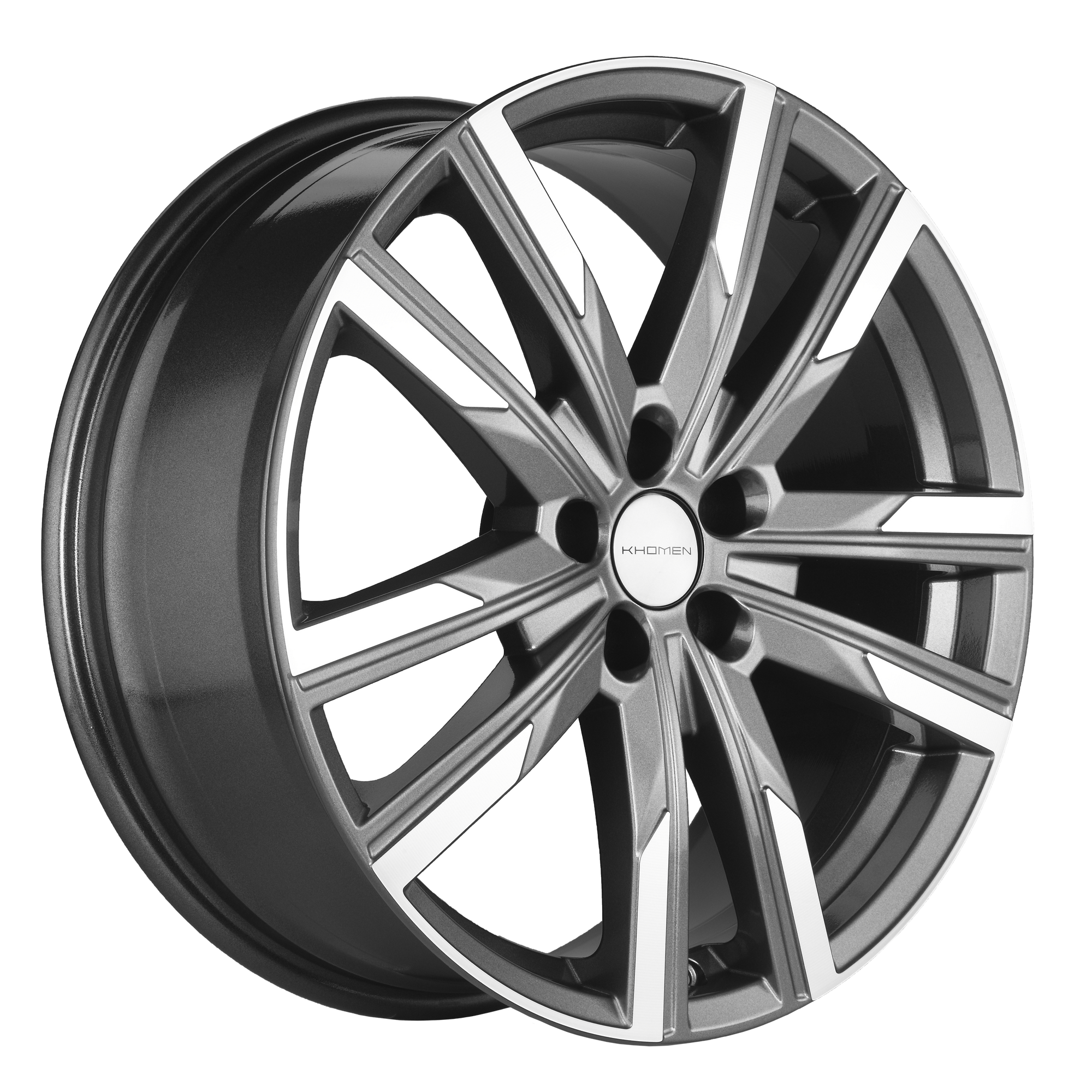 Литой диск Khomen KHW1905 GAC GS8 19x7.5" 5x120мм DIA 59.5мм ET 41мм (Gray FP)
