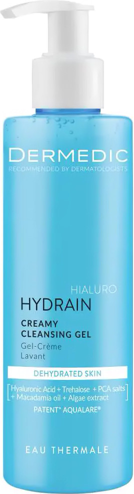 Гель для умывания Dermedic Hydrain Gel Creme (200мл) — фото 2