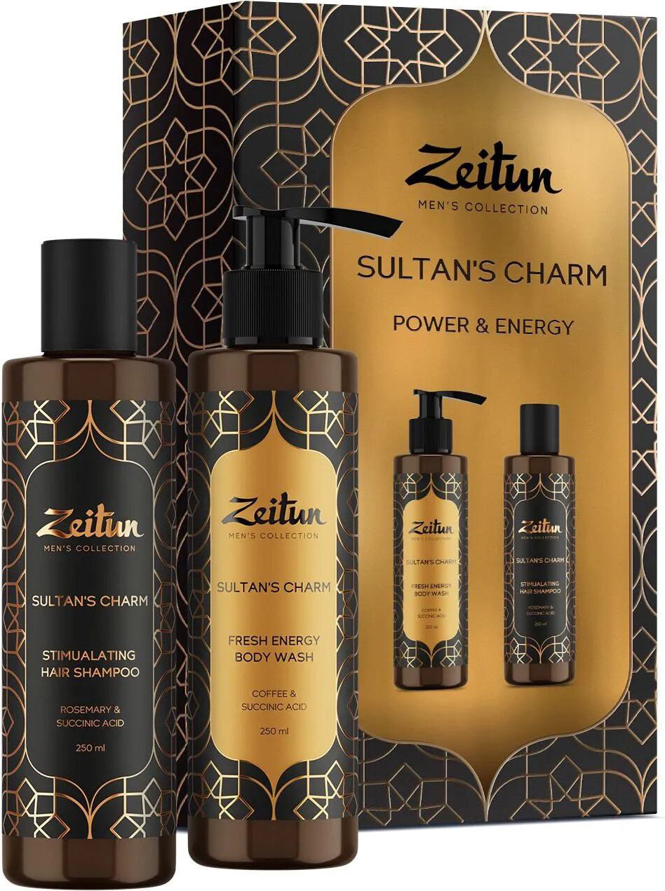 Набор косметики для тела и волос Zeitun Sultan's Charm Шампунь+Гель для душа Z5544 (500мл)