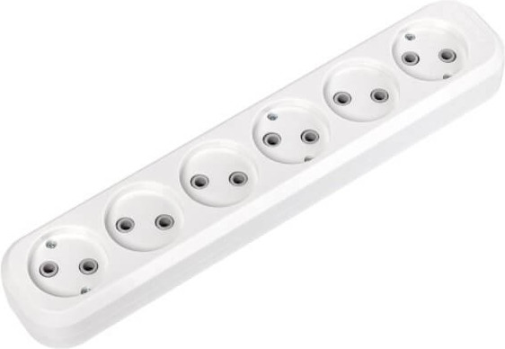 Колодка удлинителя SmartBuy SBE-10-6-00-N (без заземления)
