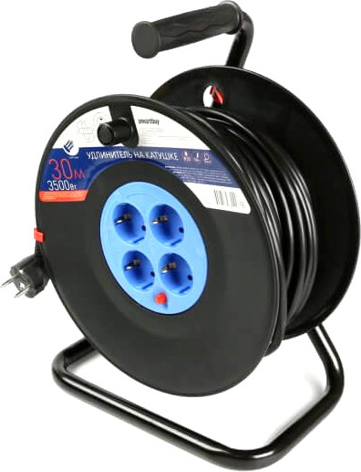 Удлинитель на катушке SmartBuy SBE-16-4-30-Z