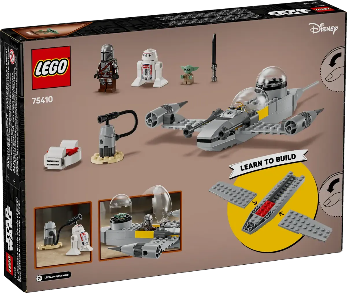Конструктор Lego Star Wars Истребитель N-1 Мандо и Грогу 75410 — фото 2