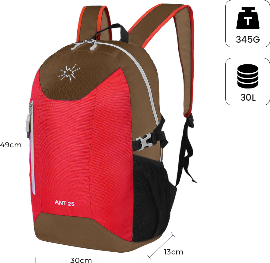 Рюкзак спортивный KingCamp Ant 30 B0210 (розовый/коричневый) — фото 6