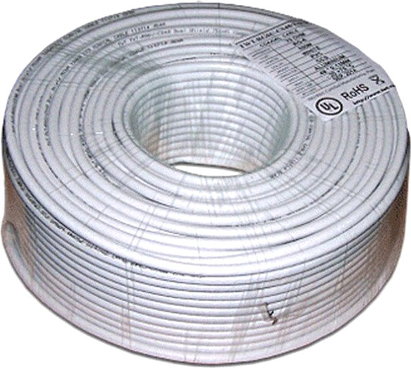 Кабель Lanmaster TWT-RG6U-CS48/1-WH (100м, белый)