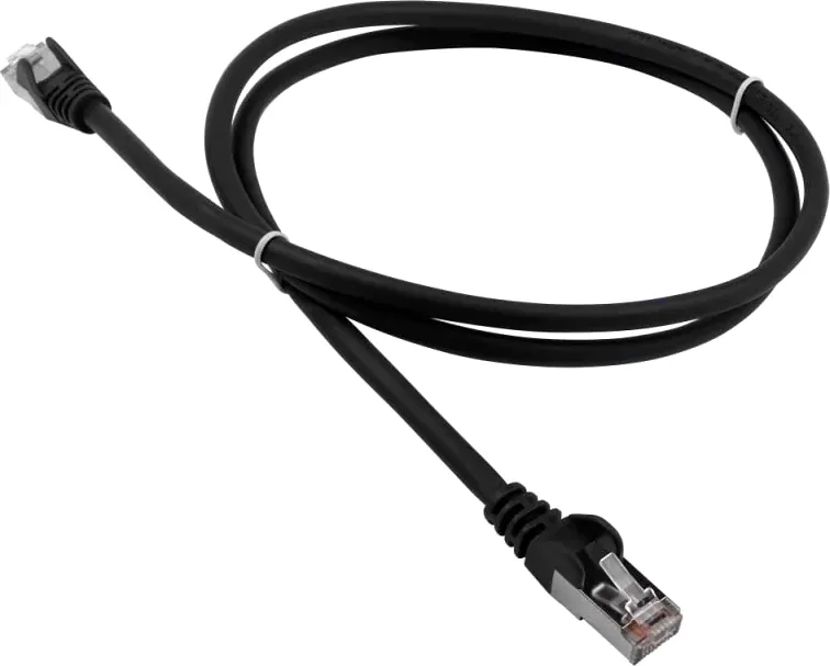 Кабель Lanmaster LAN-PC45/S5E-10-BK (10м, черный)