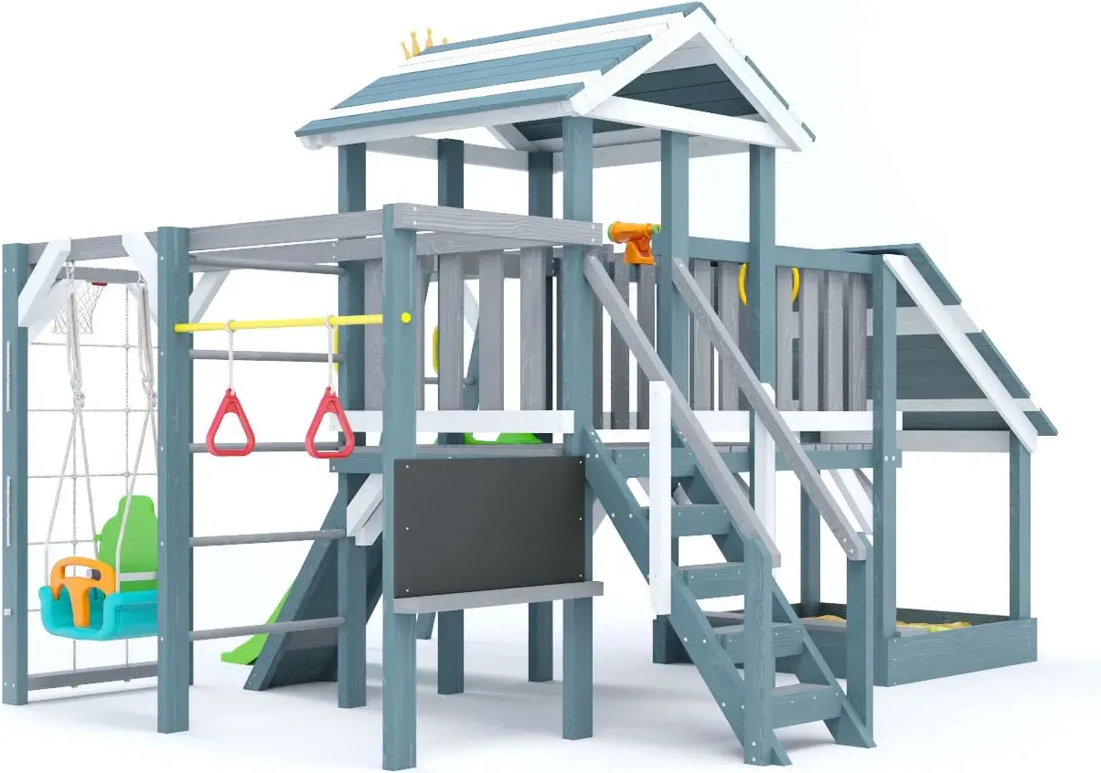 Игровой комплекс Савушка Baby Play-13 / СБП-13-ИНД-ДКР (индиго) — фото 2
