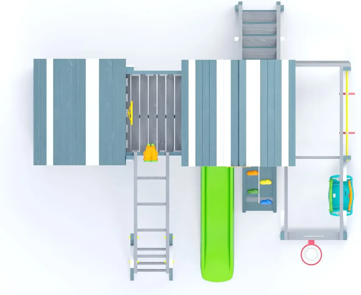 Игровой комплекс Савушка Baby Play-13 / СБП-13-ИНД-ДКР (индиго) — фото 5