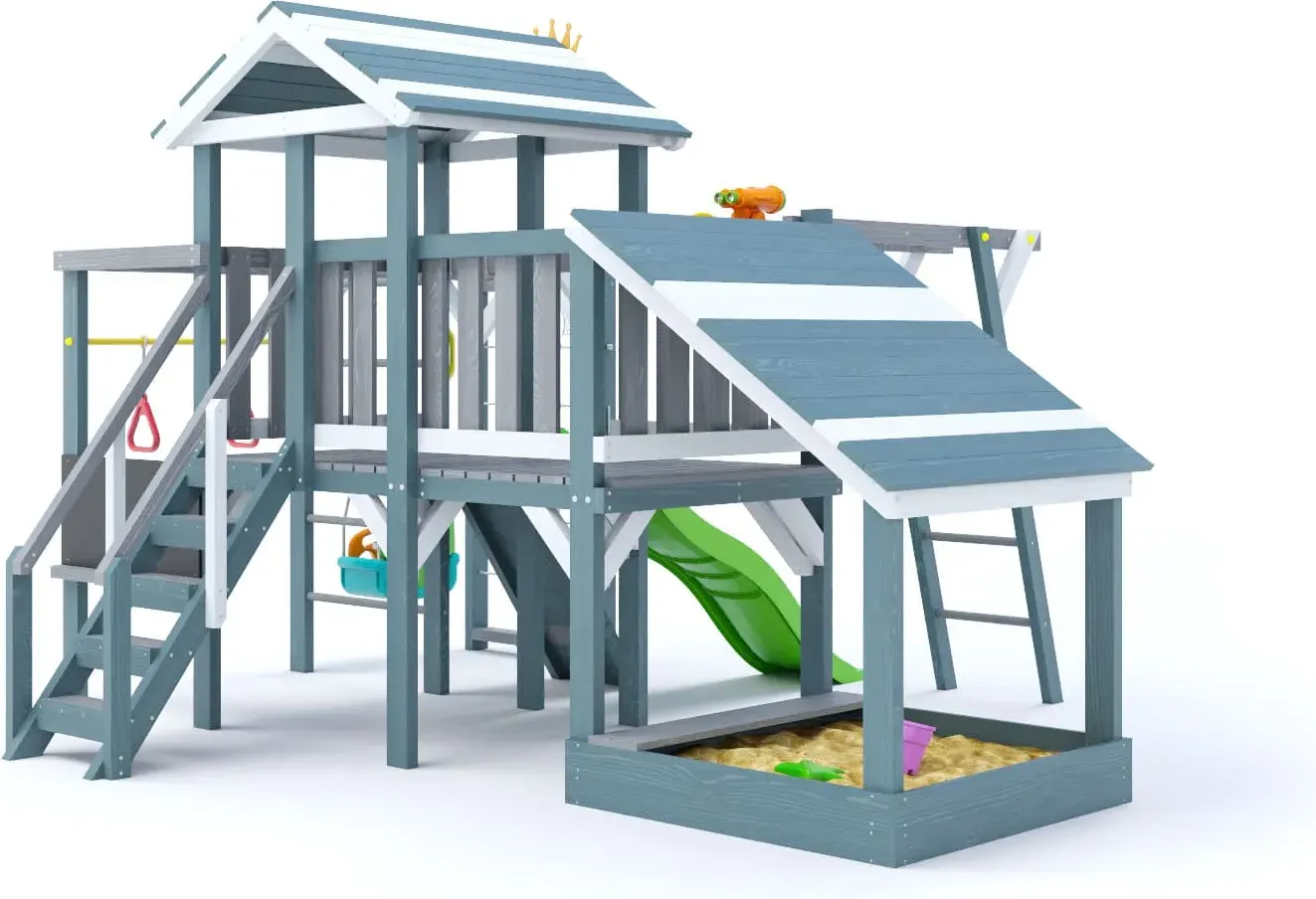 Игровой комплекс Савушка Baby Play-13 / СБП-13-ИНД-ДКР (индиго) — фото 3