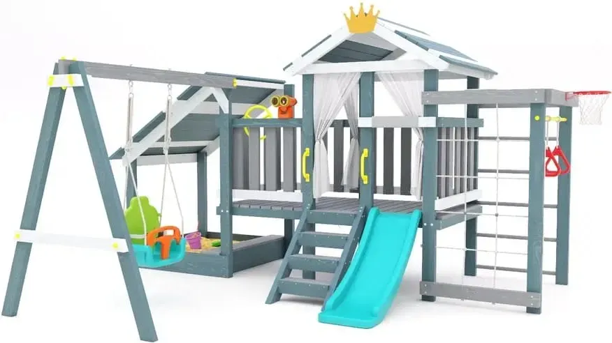 Игровой комплекс Савушка Baby Play-12 / СБП-12-ИНД-ДКР (индиго) — фото 6