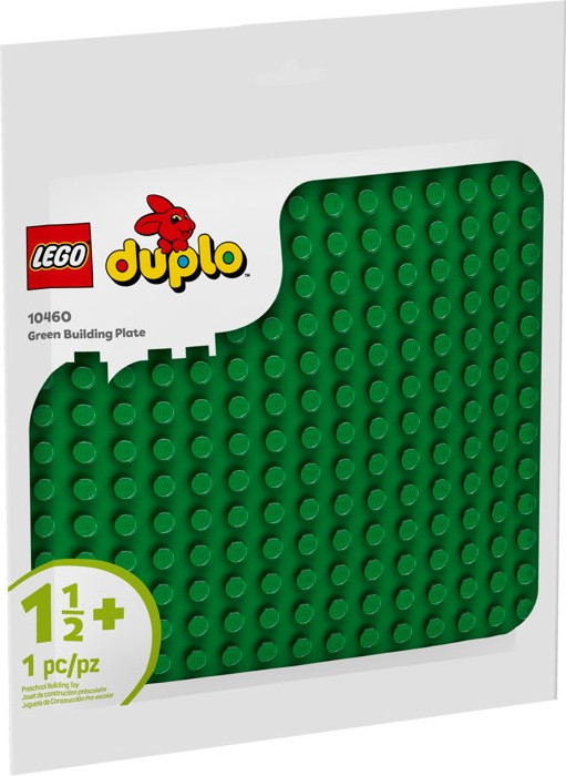 Элемент конструктора Lego Duplo Зеленая строительная пластина / 10460 — фото 2