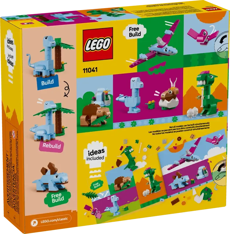 Конструктор Lego Classic Креативные динозавры / 11041