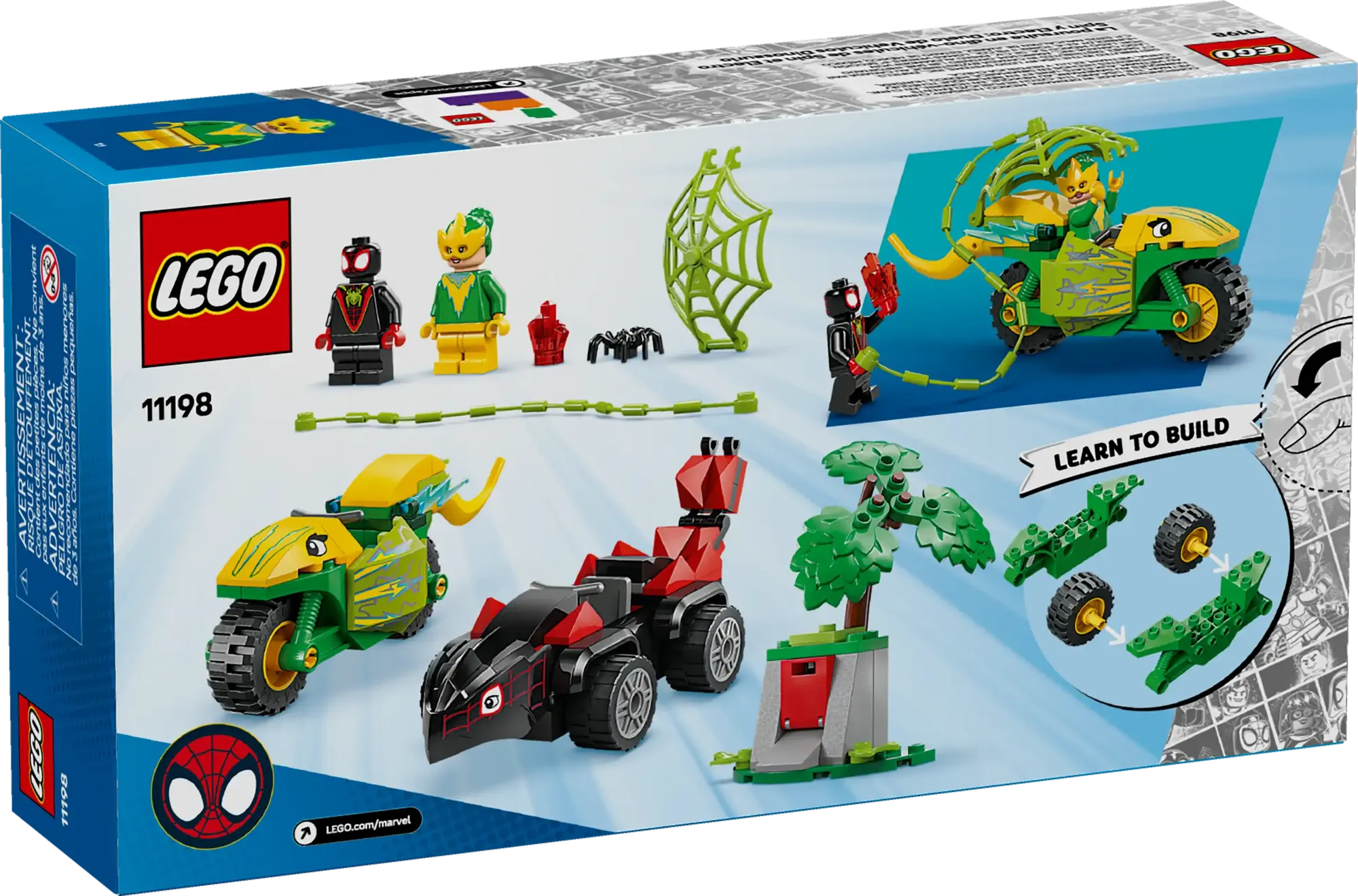 Конструктор Lego Marvel Погоня Диногонщика Спина за Электро / 11198 — фото 6