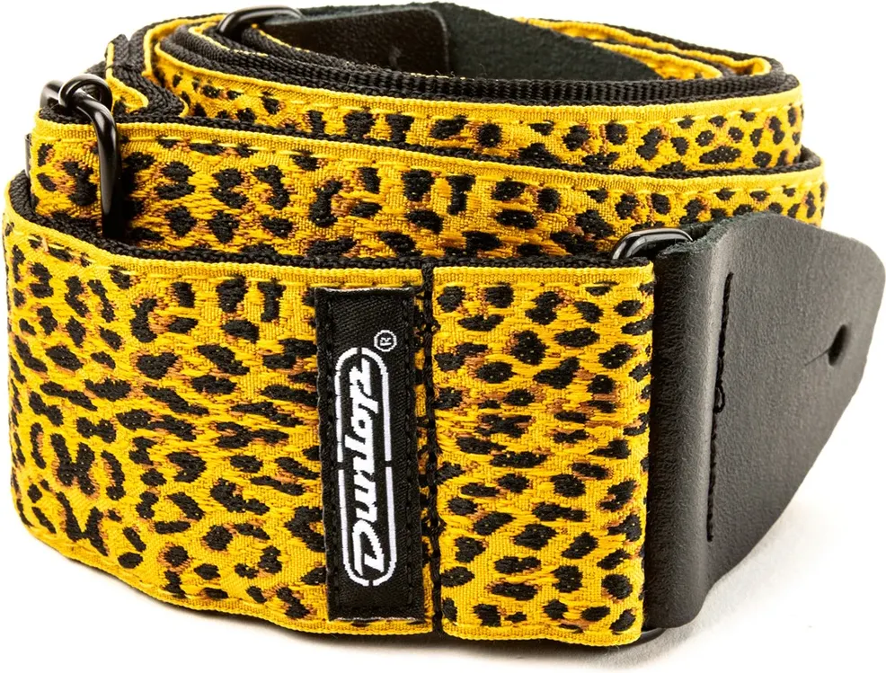 Ремень для гитары Dunlop Manufacturing D6725 Jacquard Leopardskin — фото 2