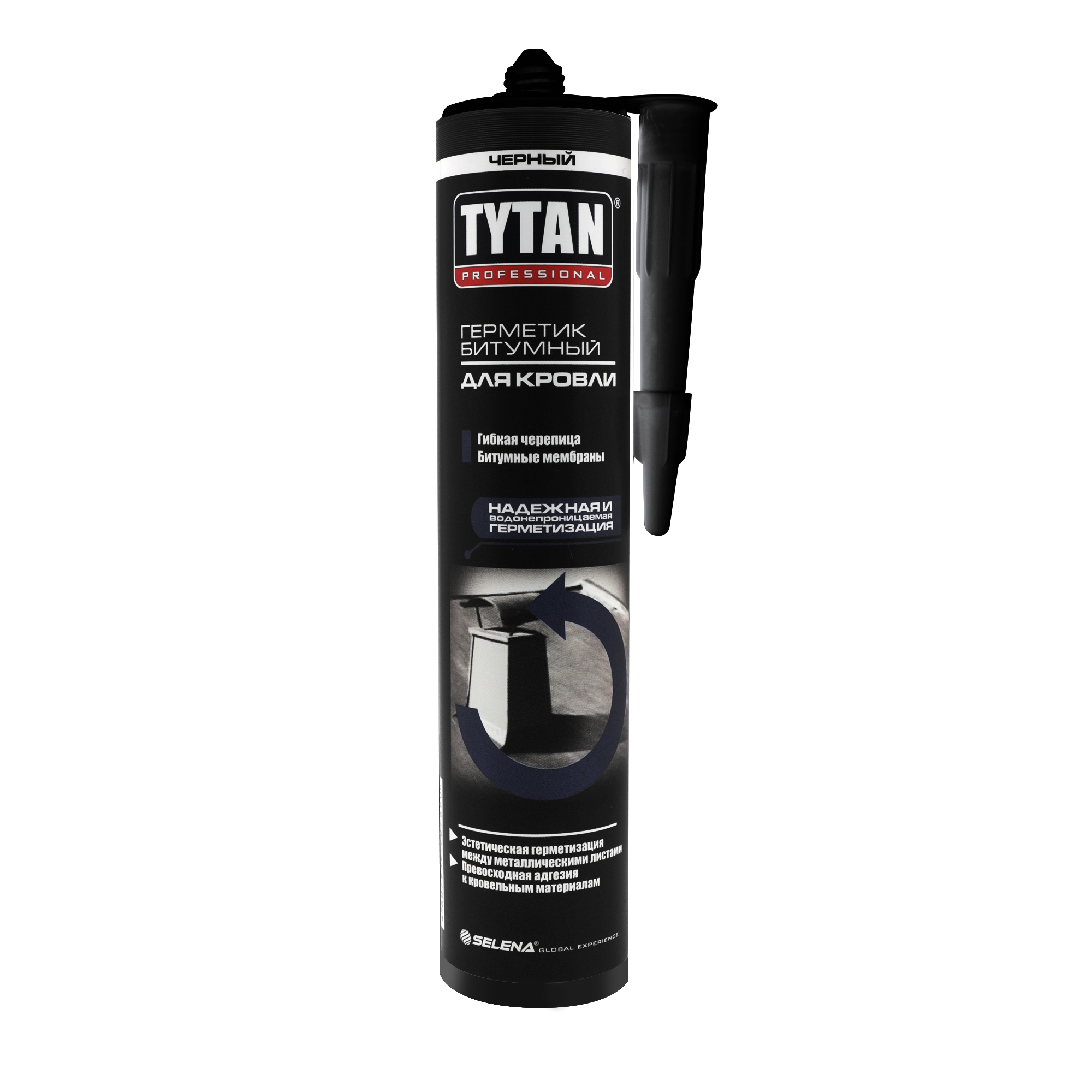 Герметик битумный Tytan Professional Для кровли (310мл, черный)